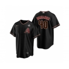 Men's Arizona Diamondbacks #40 Madison Bumgarner Black 2023 World Series Cool Base Stitched Baseball Jersey