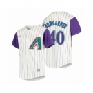 Men's Arizona Diamondbacks #40 Madison Bumgarner Nike Cream 2020 Cooperstown Collection Alternate Jersey