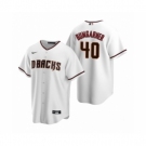 Men's Arizona Diamondbacks #40 Madison Bumgarner Nike White Replica Home Jersey