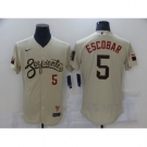 Men's Arizona Diamondbacks #5 Eduardo Escobar Gold 2021 City Connect Replica Player Jersey