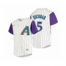 Men's Arizona Diamondbacks #5 Eduardo Escobar Nike Cream 2020 Cooperstown Collection Alternate Jersey