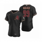 Men's Arizona Diamondbacks #99 Taijuan Walker Nike Black Authentic 2020 Alternate Jersey