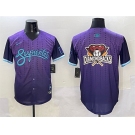 Men's Arizona Diamondbacks Team Big Logo Purple 2025 City Connect Limited Stitched Baseball Jersey