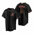 Men's Nike Arizona Diamondbacks #5 Eduardo Escobar Black Alternate Stitched Baseball Jersey