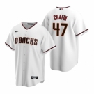 Men's Nike Arizona Diamondbacks #7 Andrew Chafin White Home Stitched Baseball Jersey