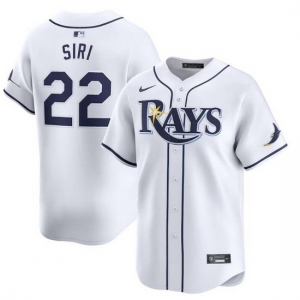 Men Tampa Bay Rays #22 Jose Siri White Home Limited Stitched Baseball Jersey