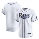 Men Tampa Bay Rays Blank White Home Limited Stitched Baseball Jersey