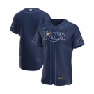 Men's Nike Tampa Bay Rays 2020 Navy Alternate Authentic Official Team Baseball Jersey