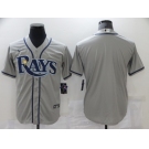 Men's Tampa Bay Rays Blank Grey Cool Base Nike Jersey