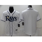 Men's Tampa Bay Rays Blank White Cool Base Nike Jersey