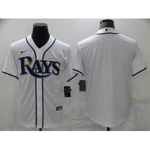 Men's Tampa Bay Rays Blank White Cool Base Nike Jersey