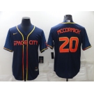 Men's Houston Astros #20 Chas McCormick 2022 Navy City Connect Cool Base Stitched Jersey