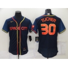 Men's Houston Astros #30 Kyle Tucker 2022 Navy City Connect Flex Base Stitched Baseball Jersey