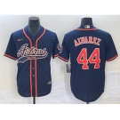 Men's Houston Astros #44 Yordan Alvarez Navy Cool Base Stitched Baseball Jersey