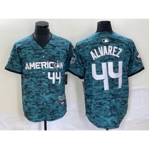 Men's Houston Astros #44 Yordan Alvarez Teal 2023 All Star Cool Base Stitched Baseball Jersey