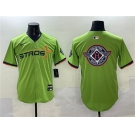 Men's Houston Astros Team Big Logo Green 2025 City Connect Limited Stitched Baseball Jersey
