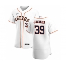 Men's Nike Houston Astros #39 Josh James White Home 2020 Authentic Player Baseball Jersey