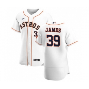 Men's Nike Houston Astros #39 Josh James White Home 2020 Authentic Player Baseball Jersey