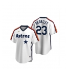 Nike Men's Houston Astros #23 Michael Brantley Authentic White M&N Baseball