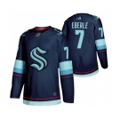 Men's Seattle #7 Kraken Jordan Eberle 2022 Home Navy Jersey