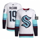 Men's Seattle Kraken #19 Jared McCann White Stitched NHL Jersey