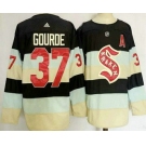 Men's Seattle Kraken #37 Yanni Gourde Navy 2024 Winter Classic Authentic Jersey