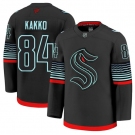 Men's Seattle Kraken #84 Kaapo Kakko Black Alternate Stitched Hockey Jersey