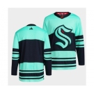 Men's Seattle Kraken Blank Ice Blue 2022-23 Reverse Retro Stitched Jersey