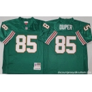 Men's Miami Dolphins #85 Mark Duper Aqua Throwback Stitched Football Jersey