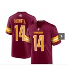 Men's Washington Commanders #14 Sam Howell  Red Vapor Untouchable Stitched Football Jersey