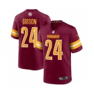 Men's Washington Commanders #24 Antonio Gibson 2022 Burgundy Game Stitched Jersey