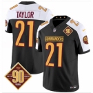 Men Washington Commanders #21 Sean Taylor Black White F U S E 2024  Limited Stitched Football Jersey