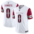 Men's Washington Commanders #0 Mike Sainristill White 2025 F.U.S.E. Vapor Limited Football Stitched Jersey