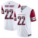 Men's Washington Commanders #22 Jacory Croskey-Merritt White 2025 F.U.S.E. Vapor Limited Football Stitched Jersey