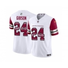 Men's Washington Commanders #24 Antonio Gibson White 2023 F.U.S.E. Vapor Limited Football Stitched Jersey