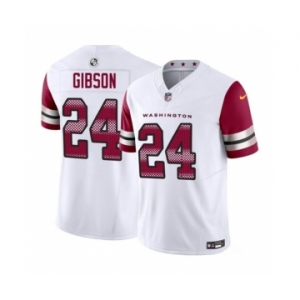 Men's Washington Commanders #24 Antonio Gibson White 2023 F.U.S.E. Vapor Limited Football Stitched Jersey