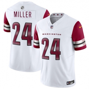 Men's Washington Commanders #24 Von Miller White 2025 F.U.S.E. Vapor Limited Football Stitched Jersey
