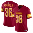 Men's Washington Commanders #36 Chris Rodriguez Jr Burgundy 2025 Draft F.U.S.E. Vapor Limited Football Stitched Jersey