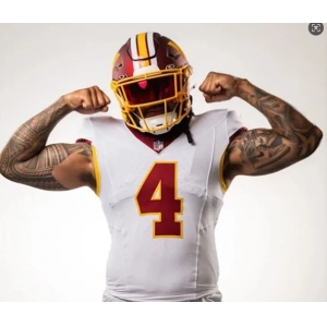 Mens Washington Commanders #4 Frankie Luvu White REDSKINS ERA Retro Nike Vapor F.U.S.E. Limited Jersey