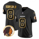 Men's Washington Redskins #8 Brian Robinson 2023 F.U.S.E Olive Black Gold Nike Limited Jersey