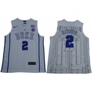 Duke Blue Devils #2 Cameron Reddish White Stitched NCAA Basketball Jersey