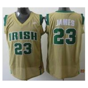 Irish High School #23 James GOLD Jersey
