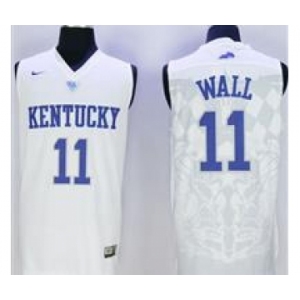 Kentucky Wildcats #11 John Wall White Basketball Stitched NCAA Jersey