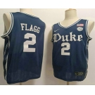 Men's Duke Blue Devils #2 Cooper Flagg Navy College Basketball Jersey