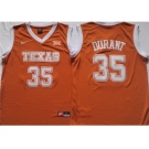 Men's Texas Longhorns #35 Kevin Durant Orange Stitched Jersey