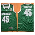 Michigan State Spartans #45 Denzel Valentine Green Basketball Stitched NCAA Jersey