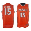 NCAA Syracuse #15 Carmelo Anthony Stitched Orange Jersey