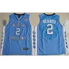 North Carolina #2 Joel Berry II Blue Basketball Stitched NCAA Jersey