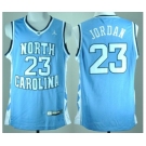 North Carolina #23 Michael Jordan Blue College Basketball NCAA Jersey