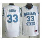 North Carolina #33 Larry Bird White NCAA Basketball Jerseys